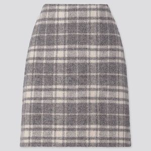 Uniqlo Women Wool Blend Mini Skirt